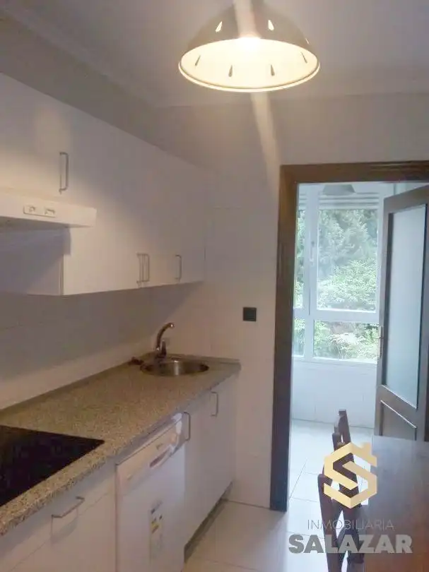 Kitchen of Flat for rent in Bilbao   with Heating, Private garden and Balcony