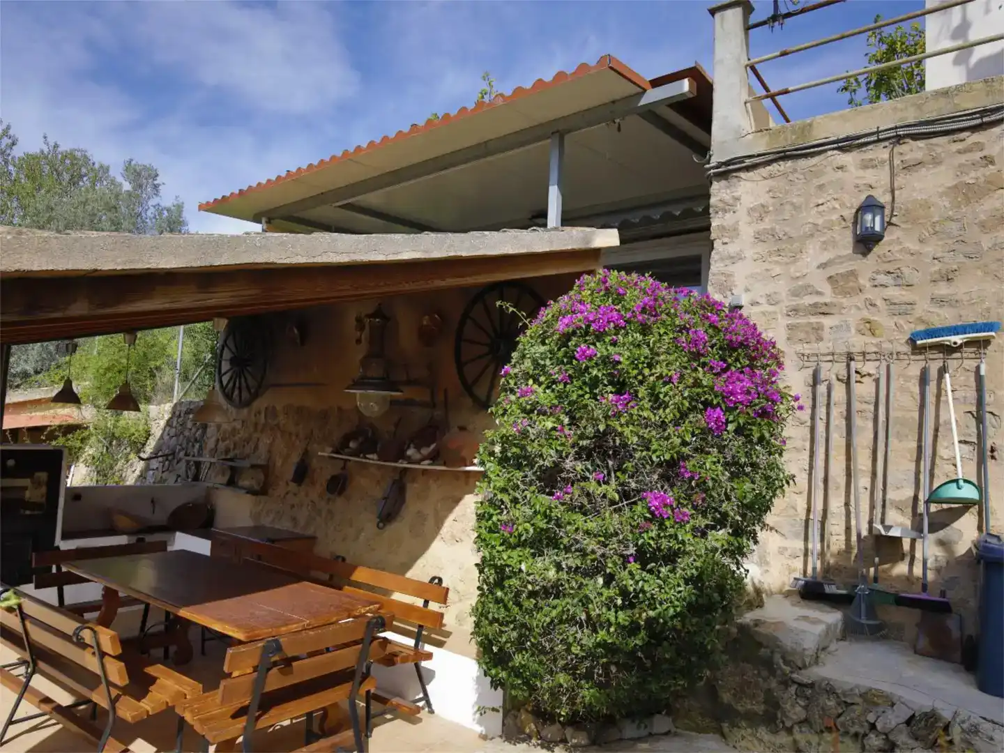 Terraza de Finca rústica en venta en Sóller con Aire acondicionado y Piscina
