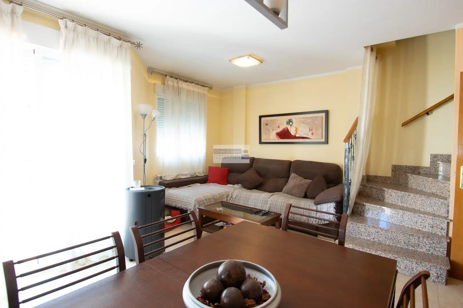 Sala d'estar de Casa adosada en venda en La Vall d'Uixó amb Terrassa