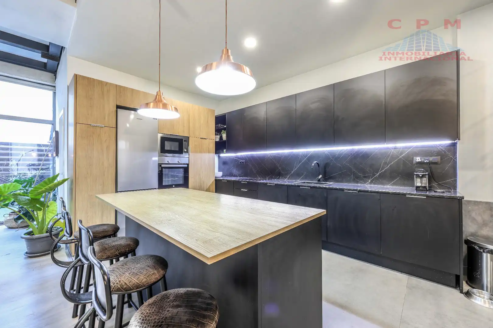 Cocina de Dúplex en venta en Alcobendas con Aire acondicionado, Calefacción y Parquet