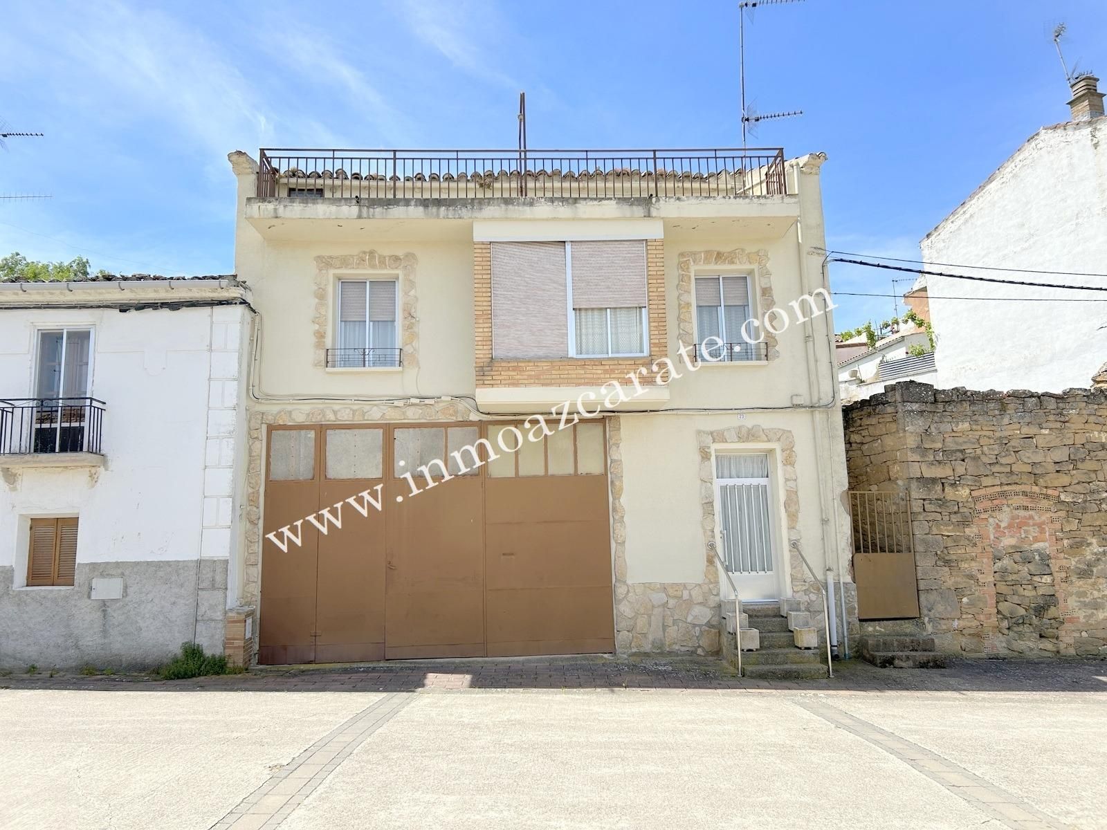 Vista exterior de Casa o xalet en venda en Oteiza amb Calefacció