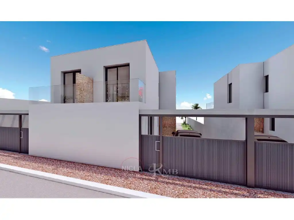 Vista exterior de Casa o xalet en venda en Vera amb Aire condicionat, Terrassa i Piscina