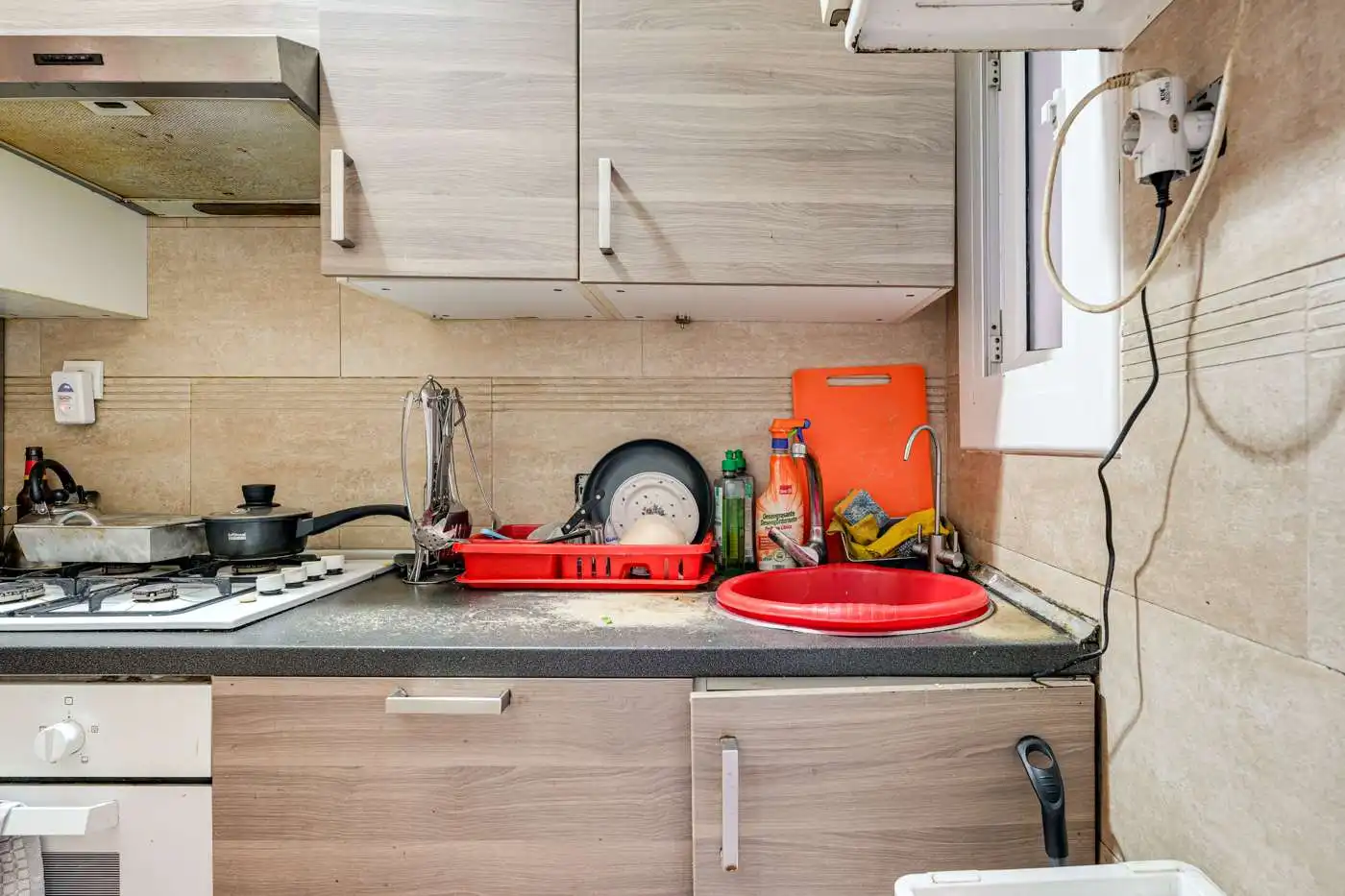 Küche von Wohnung zum Verkauf in Barcelona mit Heizung und Möbliert