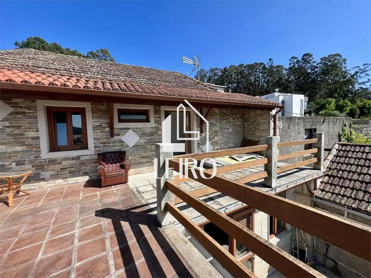 Terraza de Casa o chalet en venta en Vilagarcía de Arousa con Jardín privado, Terraza y Trastero