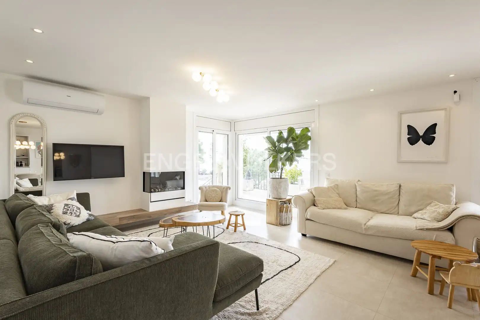 Sala de estar de Casa o chalet de alquiler en Naut Aran con Aire acondicionado, Calefacción y Jardín privado