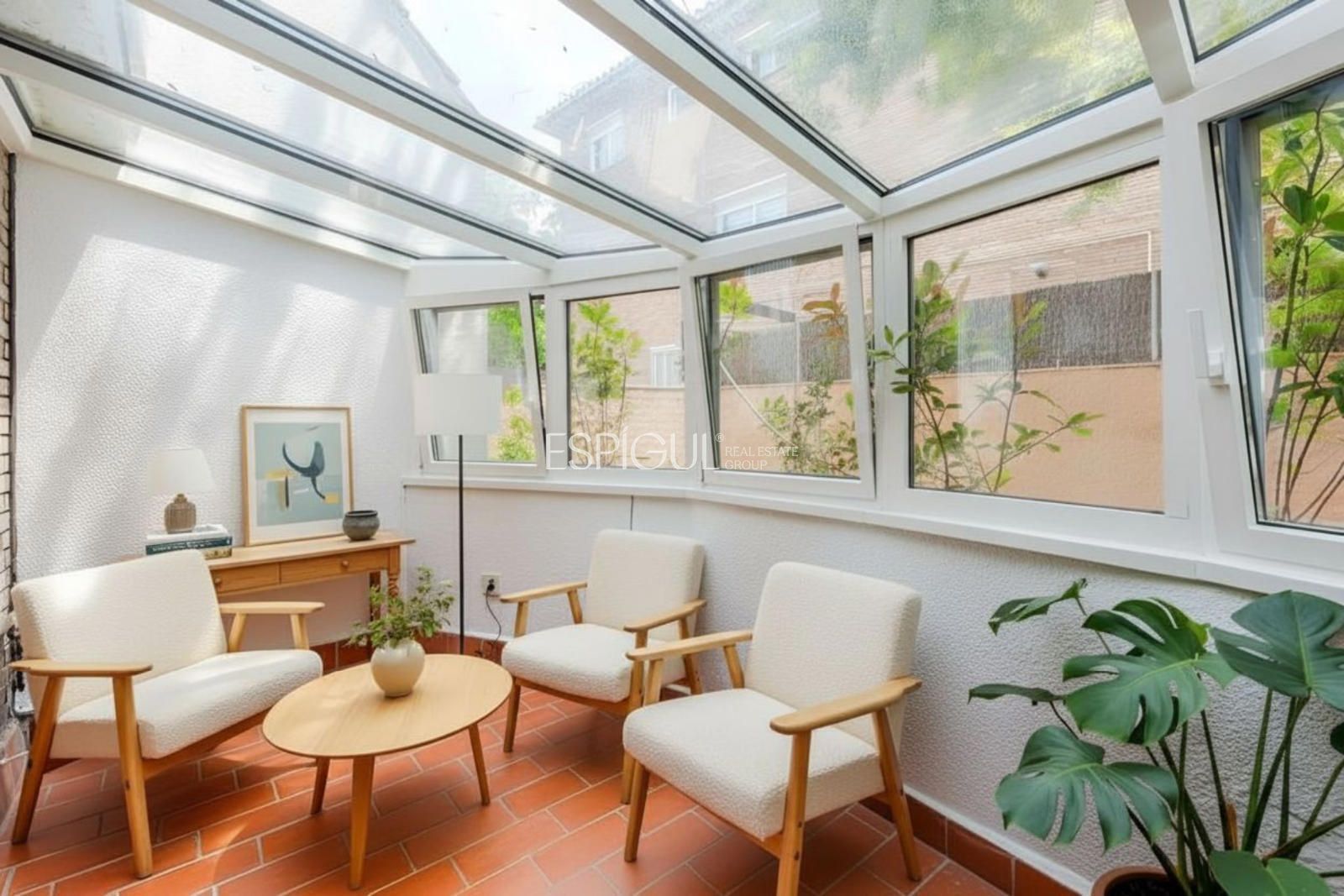 Jardín de Casa adosada en venta en Sant Cugat del Vallès con Aire acondicionado, Calefacción y Parquet