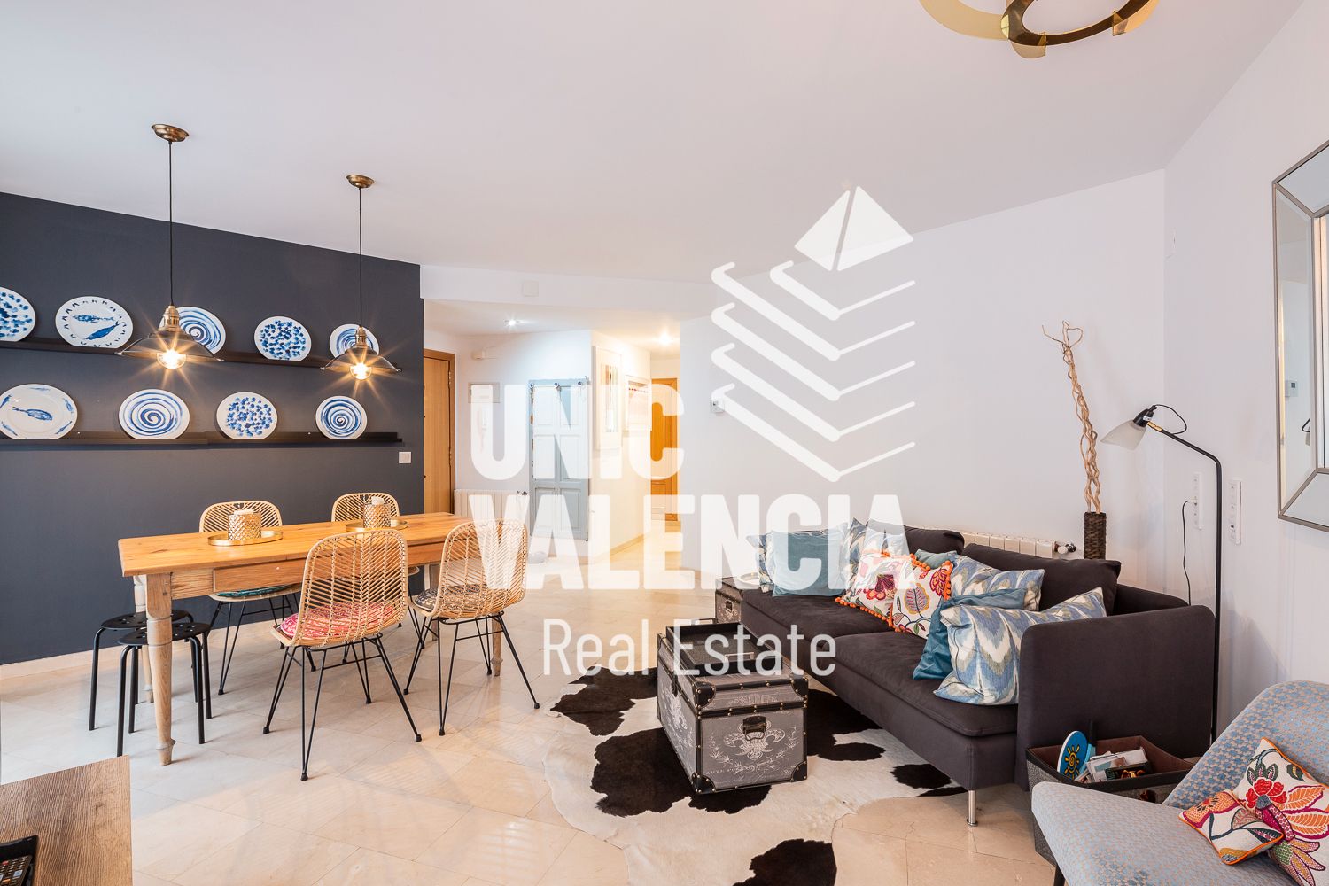 Living room of Flat for sale in  Valencia Capital  with Air Conditioner, Heating and Terrace