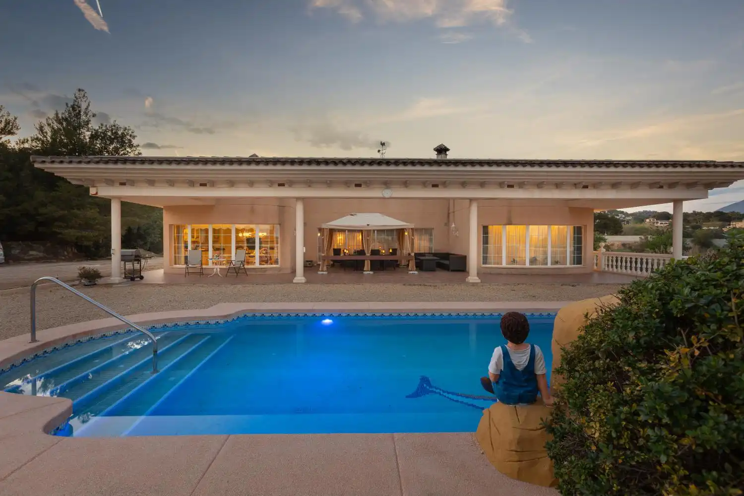Piscina de Casa o chalet en venta en L'Alfàs del Pi con Aire acondicionado, Jardín privado y Terraza