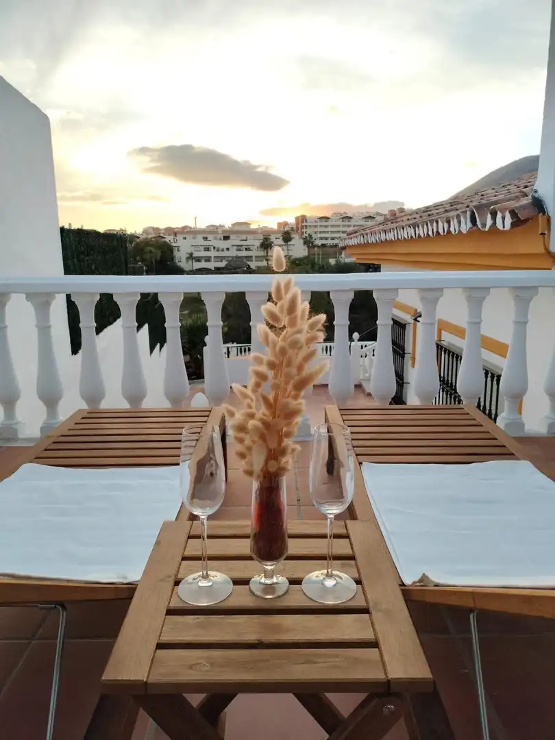 Terraza de Casa o chalet en venta en Benalmádena con Aire acondicionado, Calefacción y Jardín privado