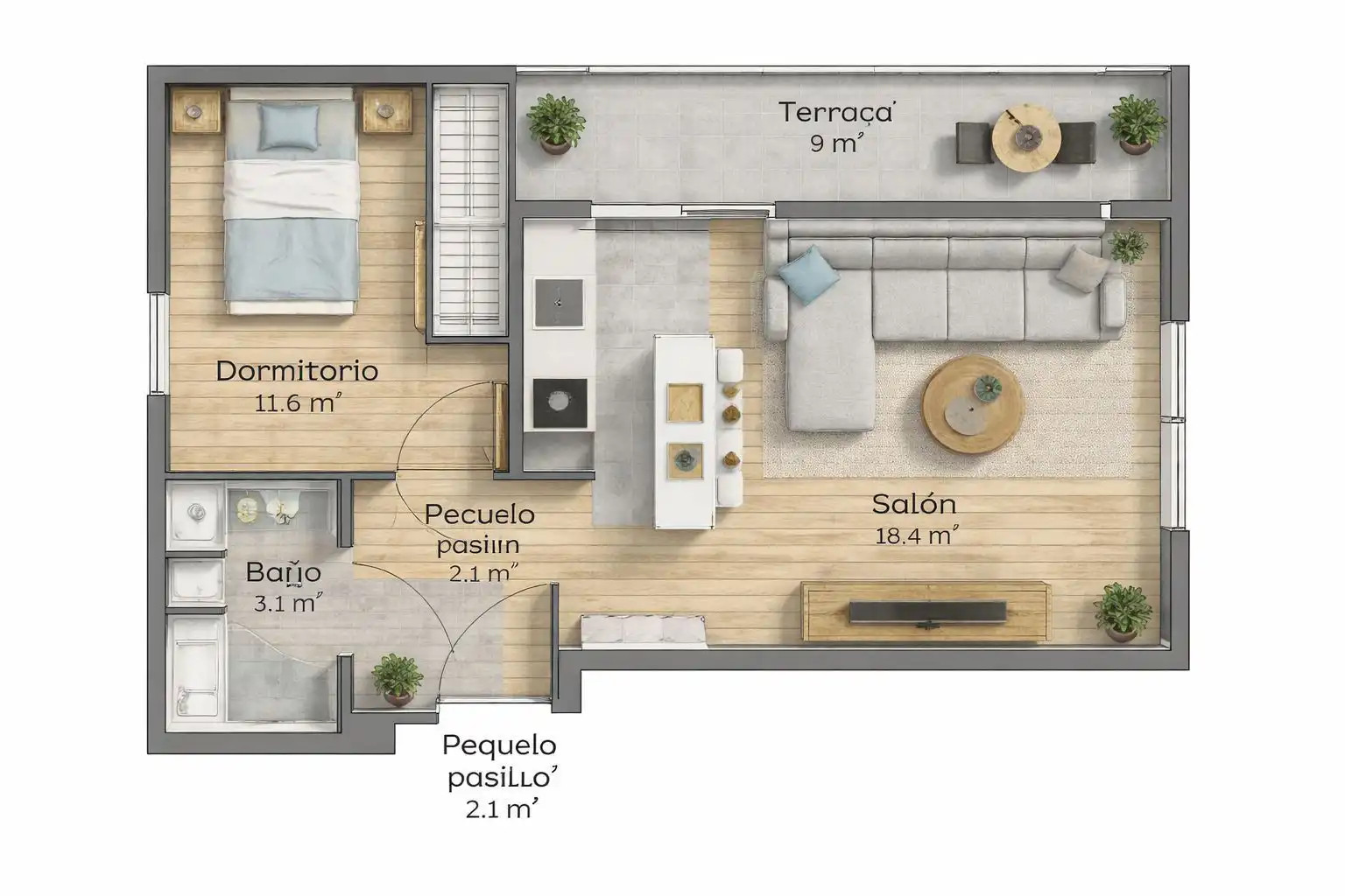 Appartement compact avec piscine à vendre à Fenals, imagen 18