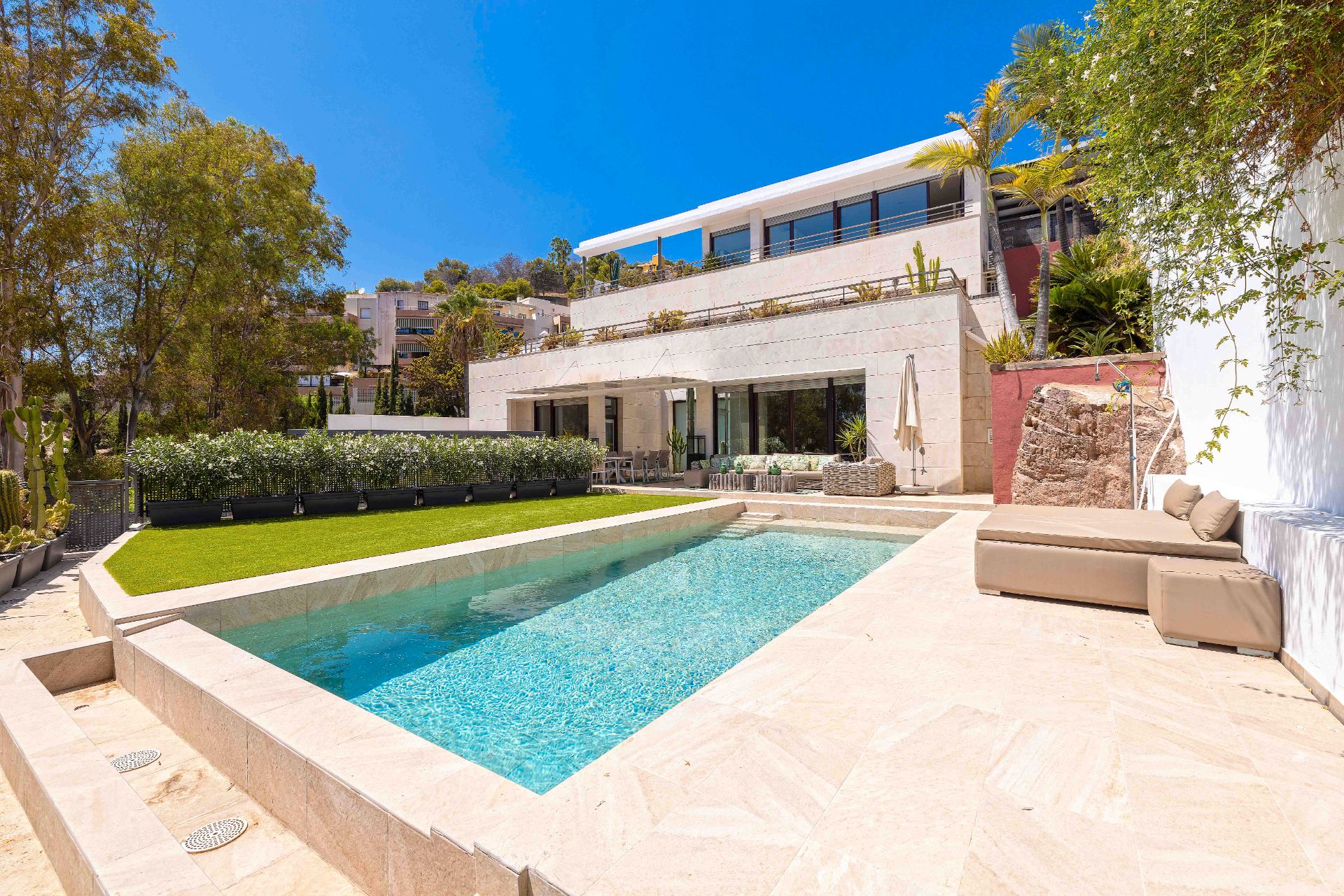 Garden of House or chalet for sale in Málaga Capital  with Air Conditioner, Heating and Private garden