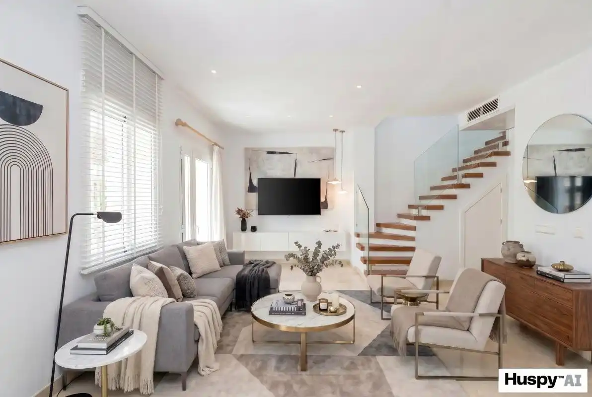 Sala de estar de Dúplex en venta en Sevilla con Calefacción, Terraza y Balcón