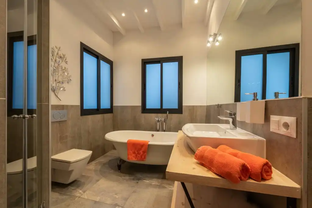 Baño de Casa adosada en venta en  Palma de Mallorca con Aire acondicionado, Parquet y Terraza