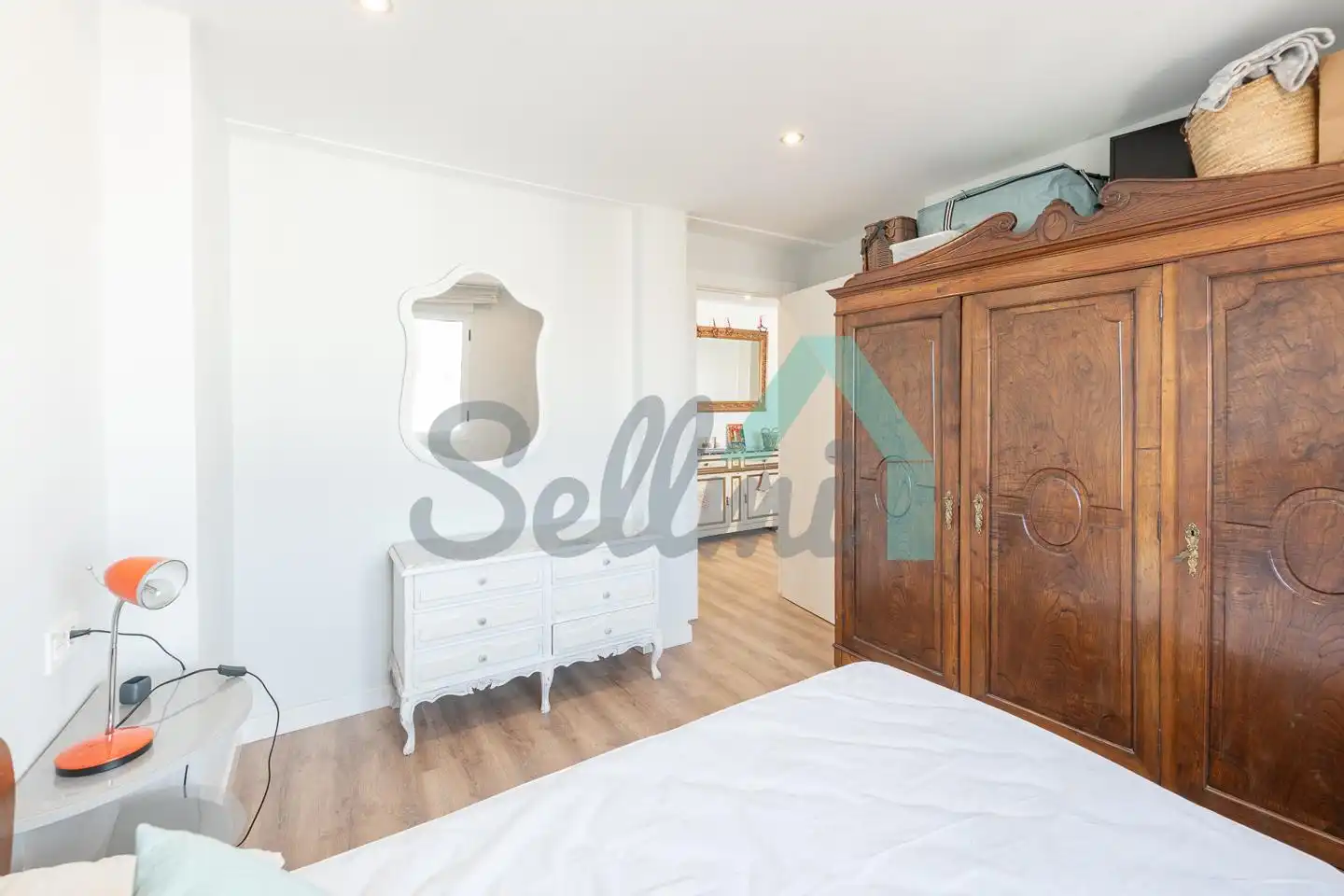 Bedroom of Flat for rent in Gijón   with Heating and Furnished