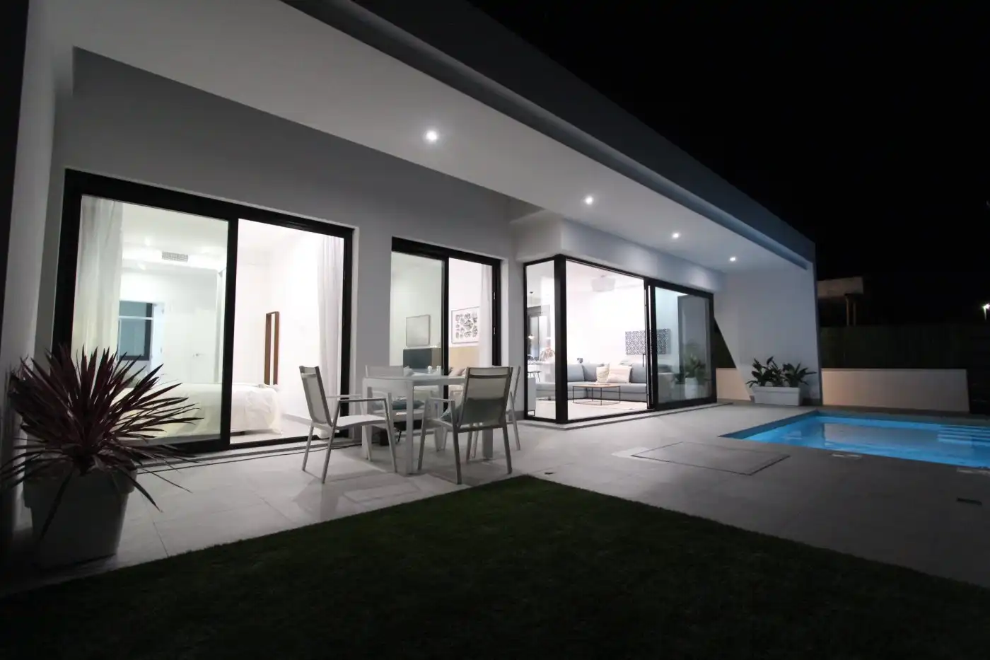 Terraza de Casa o chalet en venta en Pilar de la Horadada con Aire acondicionado, Calefacción y Jardín privado