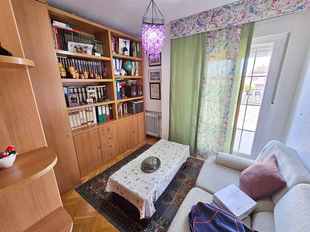 Living room of Attic for sale in Leganés  with Heating, Parquet flooring and Terrace