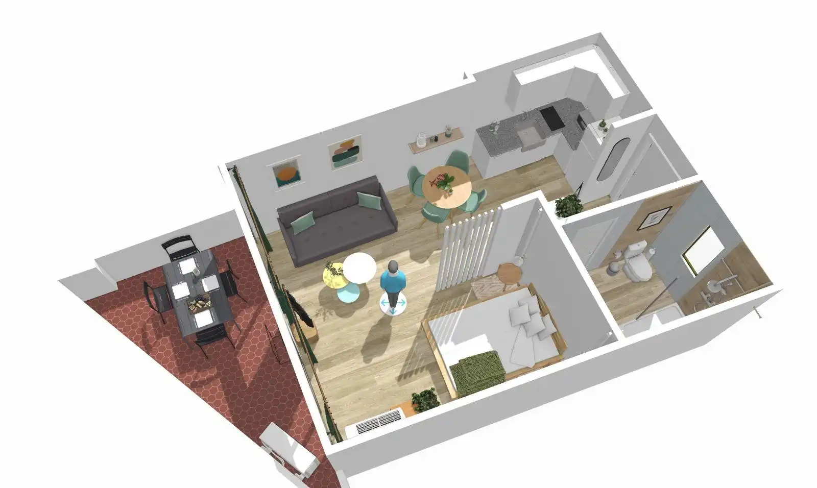 Flat for sale in Marbella  with Air Conditioner, Heating and Private garden