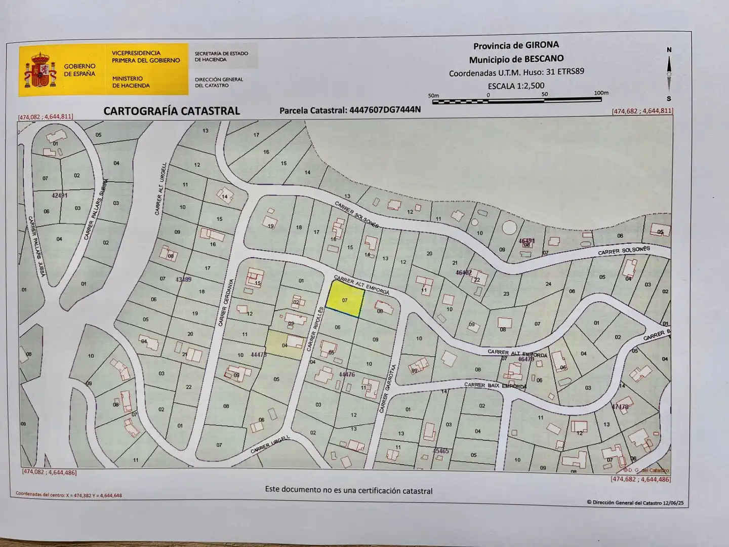 Terrain résidentiel à vendre à Urbanizacion Mas Llunes 1822, imagen 6