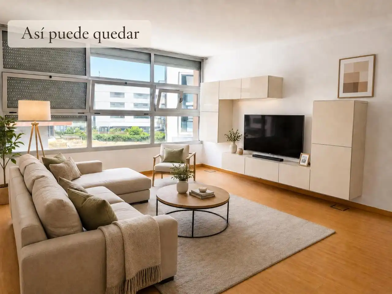 Sala de estar de Piso en venta en Badalona