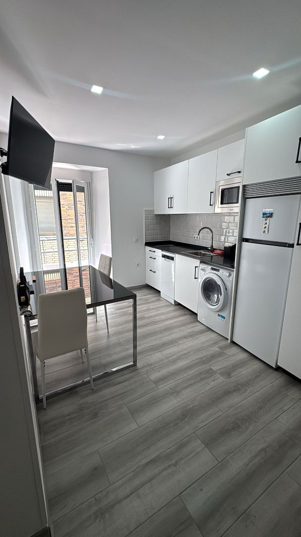 Kitchen of Study to rent in Badajoz Capital  with Air Conditioner, Heating and Furnished