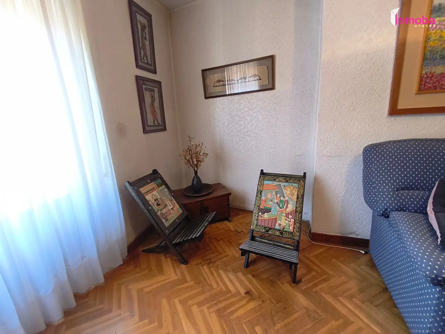 Wohnzimmer von Wohnung zum Verkauf in Aranda de Duero mit Heizung, Parkett und Balkon