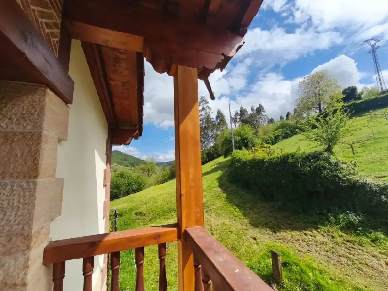 Balcony of Houses for sale in Rionansa  with Private garden and Terrace