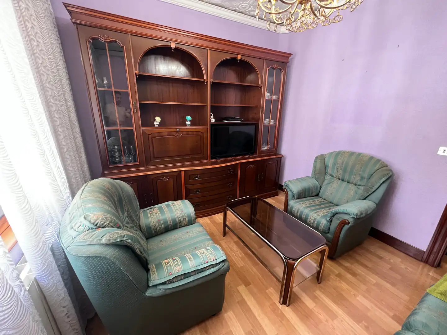 Sala de estar de Piso en venta en Bilbao  con Calefacción y Terraza