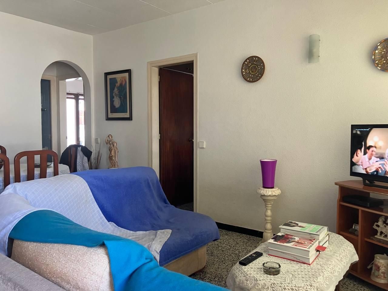 Sala de estar de Piso en venta en Roses con Terraza