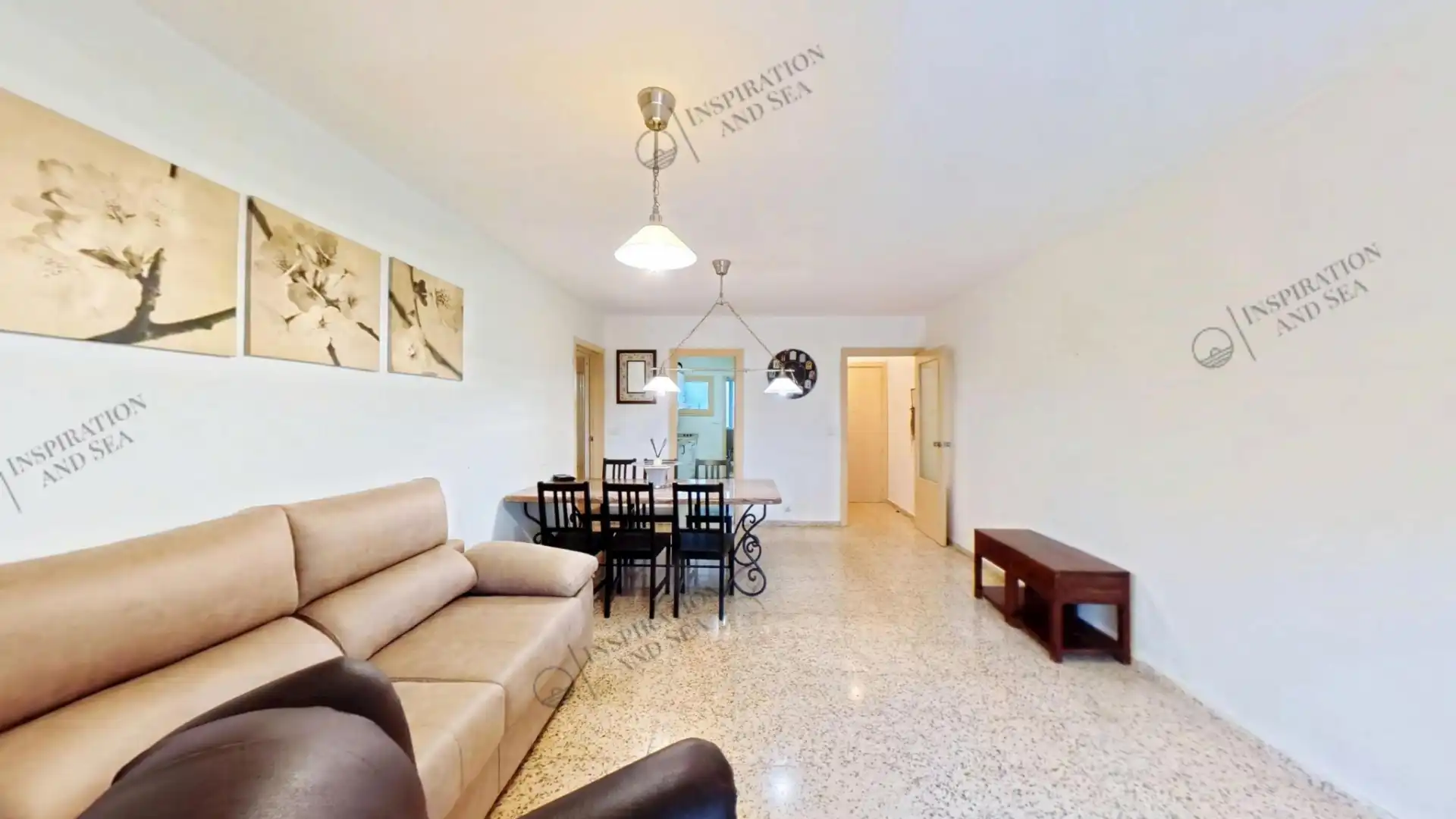 Sala de estar de Piso en venta en Santa Eulària des Riu con Aire acondicionado y Terraza