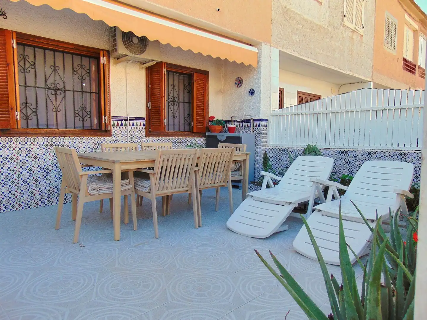 Terrassa de Planta baixa en venda en San Pedro del Pinatar amb Aire condicionat, Calefacció i Jardí privat