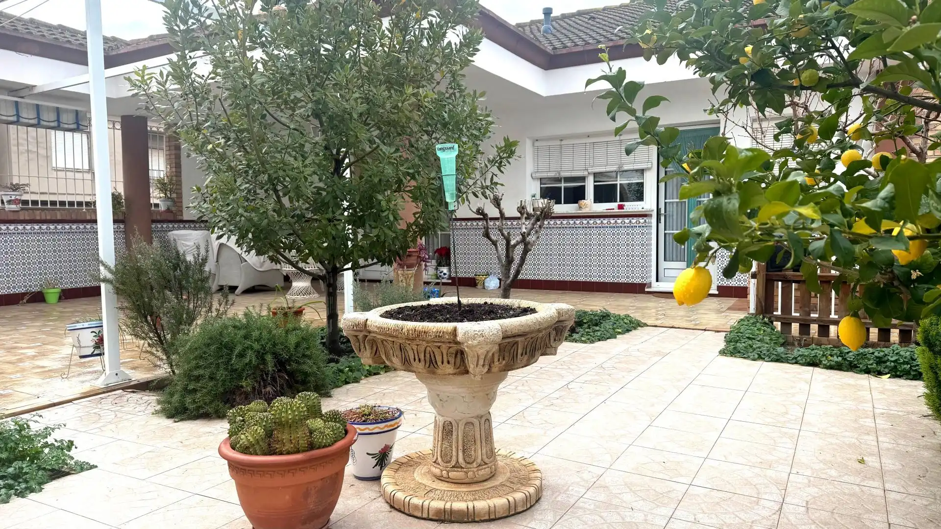 Jardín de Casa adosada en venta en Sax con Aire acondicionado, Calefacción y Terraza