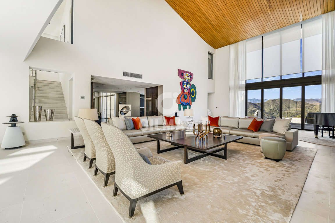 Living room of House or chalet for sale in Benahavís  with Heating, Private garden and Swimming Pool