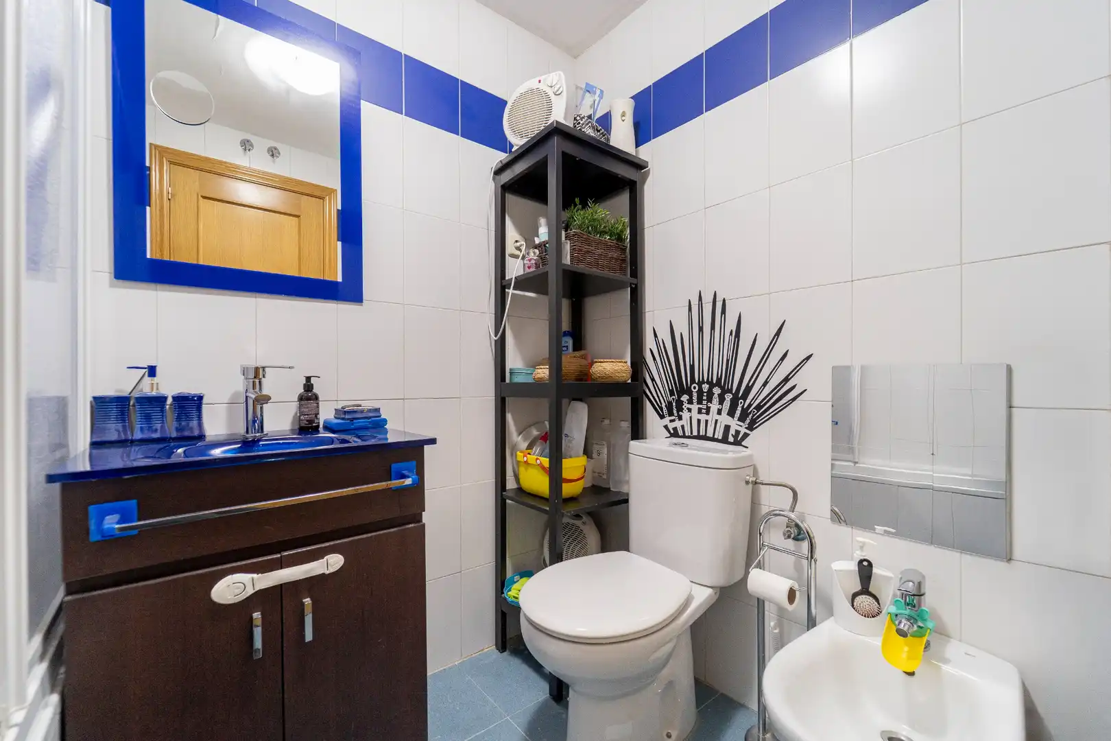 Bathroom of Flat for sale in Móstoles  with Air Conditioner, Storage room and Furnished