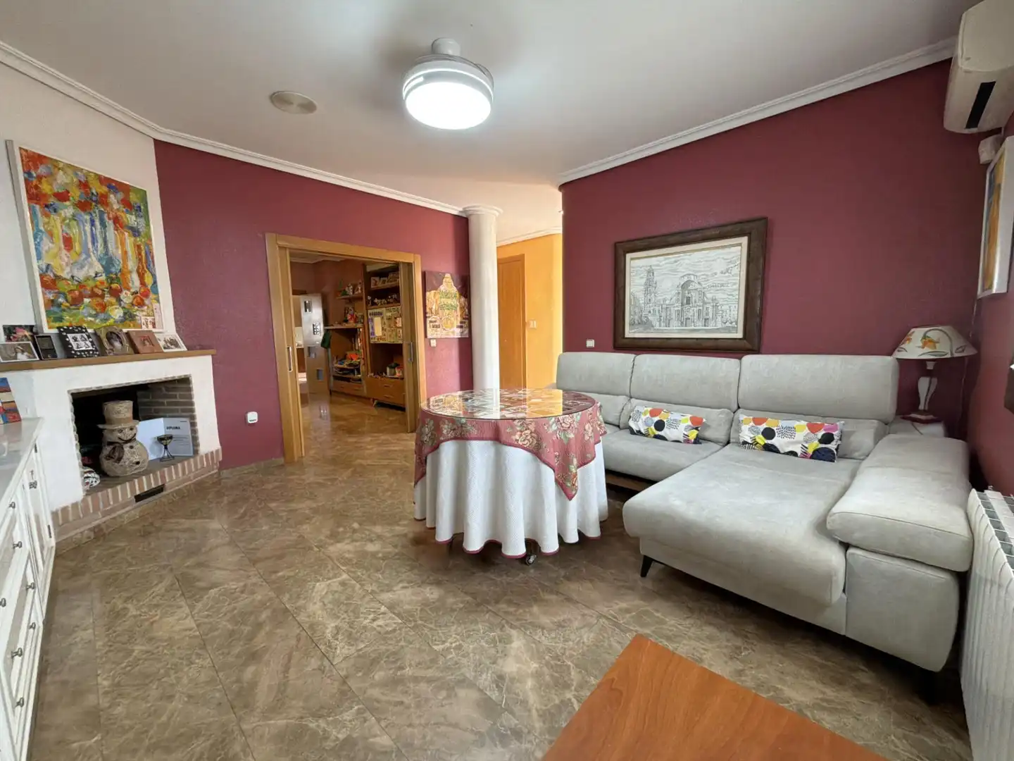 Sala de estar de Casa o chalet en venta en Murcia con Aire acondicionado, Calefacción y Jardín privado