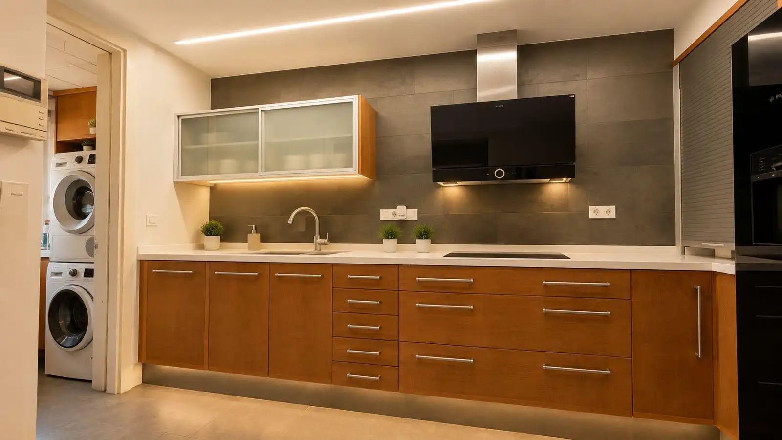 Kitchen of Attic for rent in Elche / Elx  with Air Conditioner, Heating and Terrace