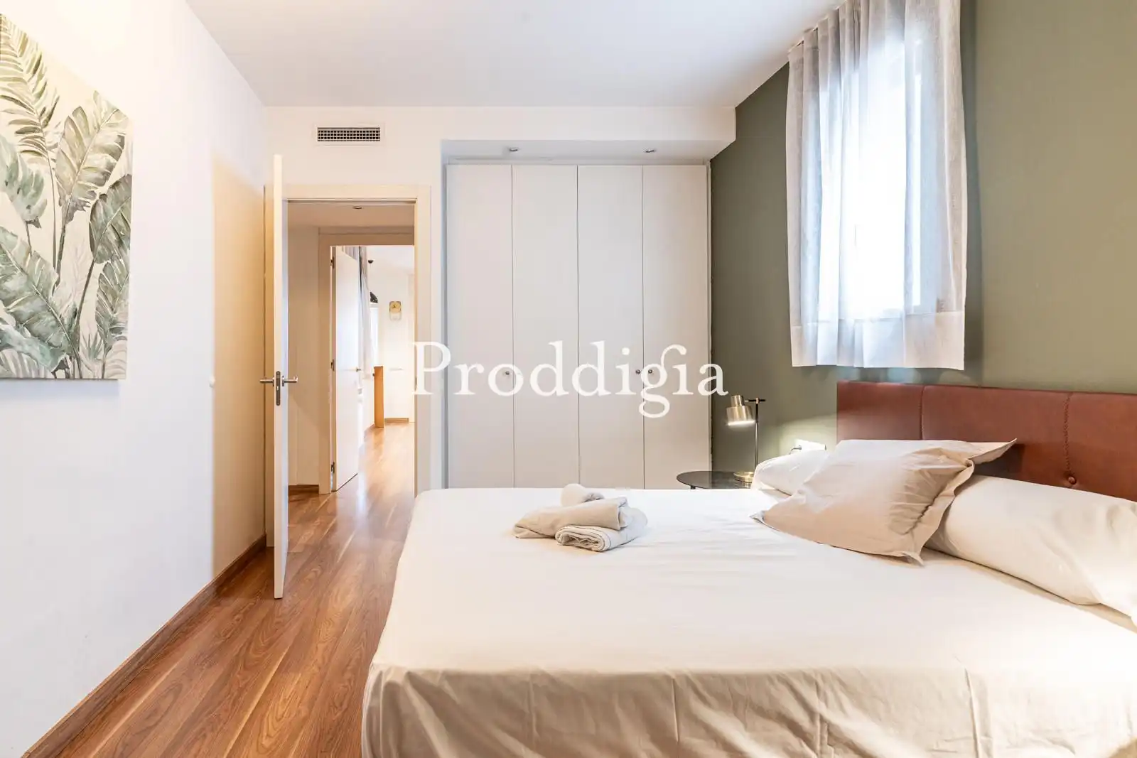 Bedroom of Flat for rent in Barcelona  with Air Conditioner and Furnished