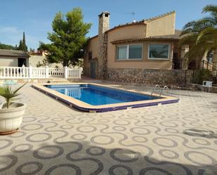 Swimming pool of House or chalet for sale in Alicante / Alacant  with Air Conditioner, Private garden and Terrace