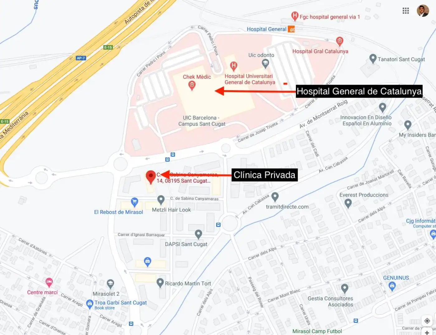 Exterior view of Commercial properties for sale in Sant Cugat del Vallès  with Air Conditioner and Furnished