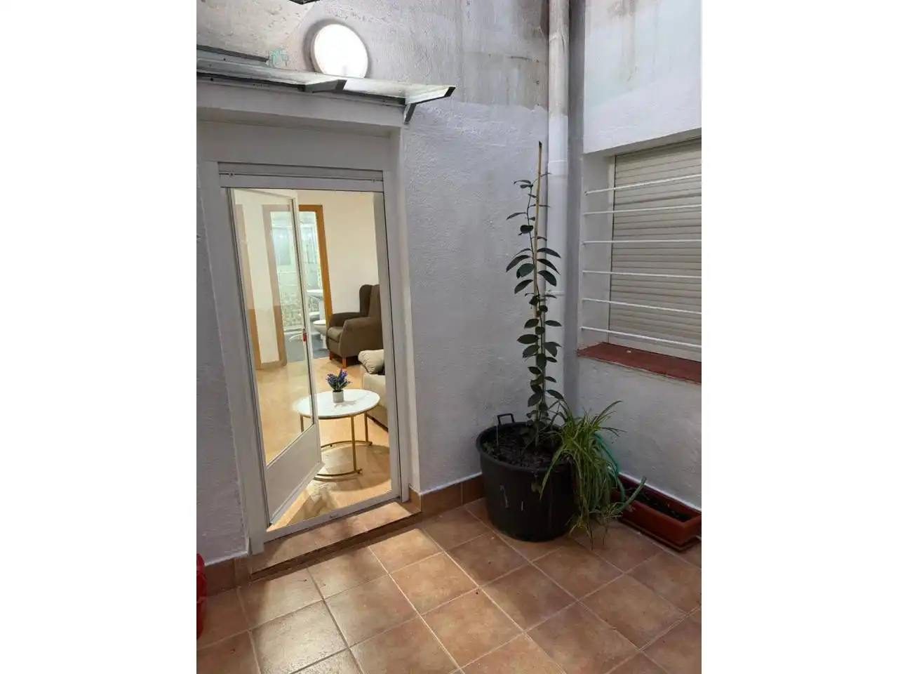 Terraza de Piso de alquiler en Ocaña con Aire acondicionado, Calefacción y Jardín privado