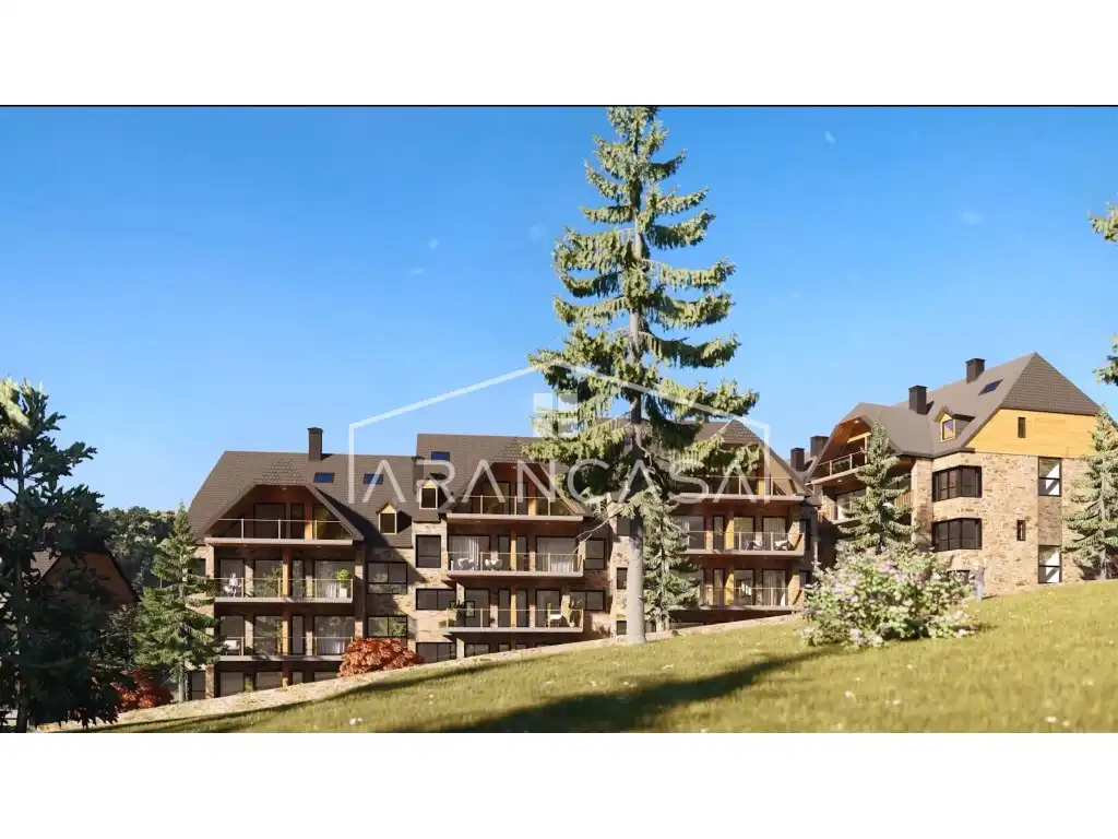 Außenansicht von Wohnungen zum Verkauf in Vielha e Mijaran mit Terrasse und Schwimmbad