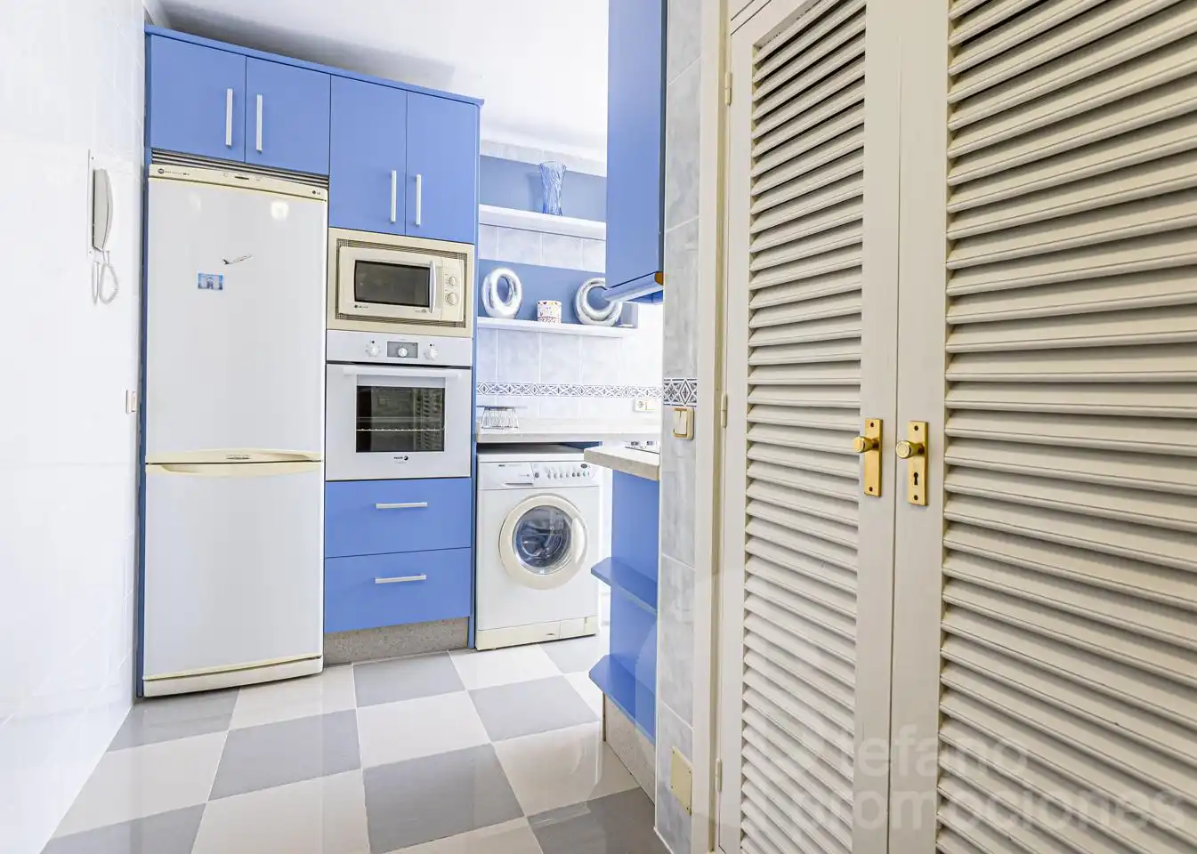 Cocina de Piso de alquiler en Málaga con Aire acondicionado, Terraza y Amueblado