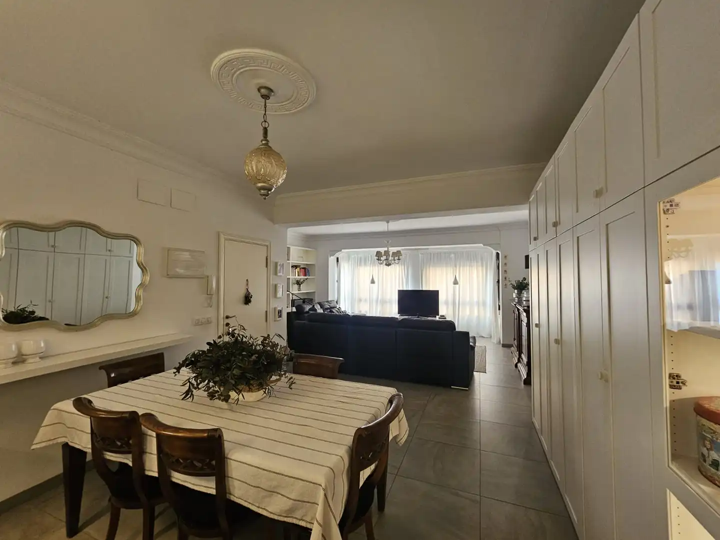 Dining room of Flat for sale in Vila-real  with Air Conditioner, Heating and Furnished