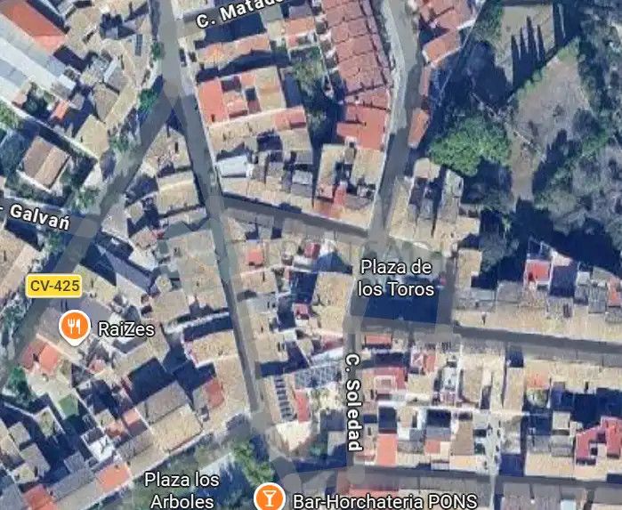 Vista exterior de Casa adosada en venta en Macastre