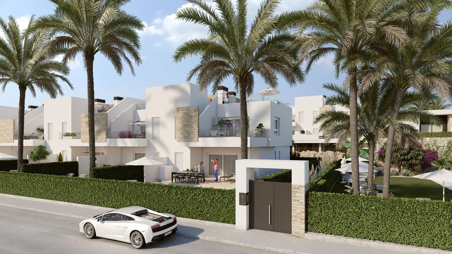 Exterior view of Flat for sale in Algorfa  with Air Conditioner, Terrace and Community pool