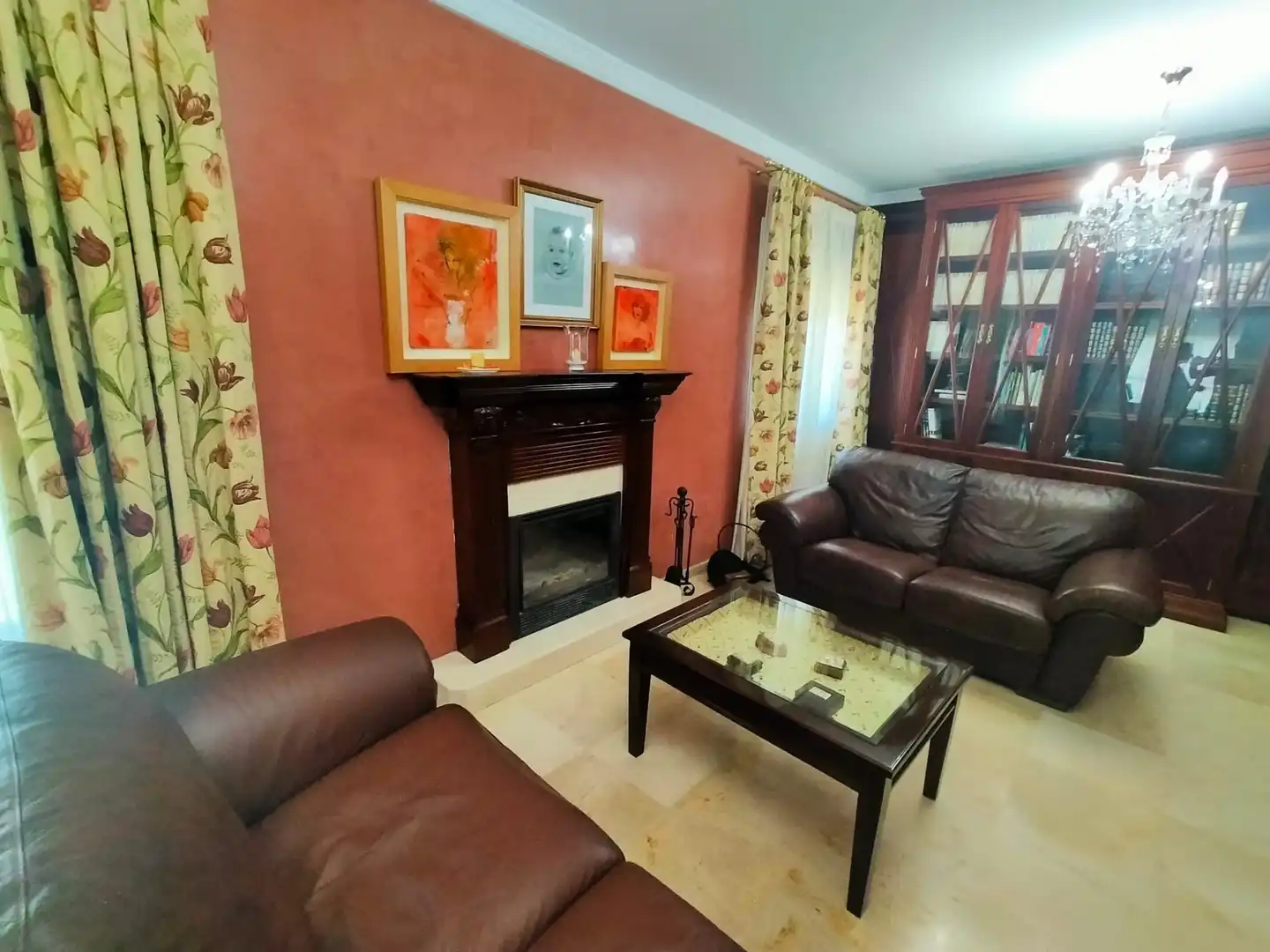 Sala de estar de Casa o chalet en venta en Jerez de la Frontera con Aire acondicionado, Jardín privado y Piscina