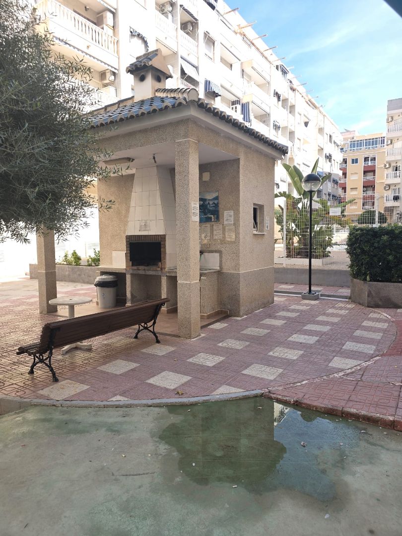 Terrace of Apartment for sale in Torrevieja  with Air Conditioner, Heating and Furnished