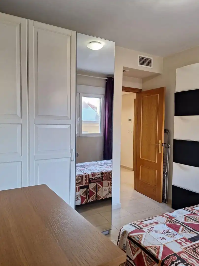 Schlafzimmer von Wohnung zur Miete in Murcia mit Klimaanlage und Möbliert