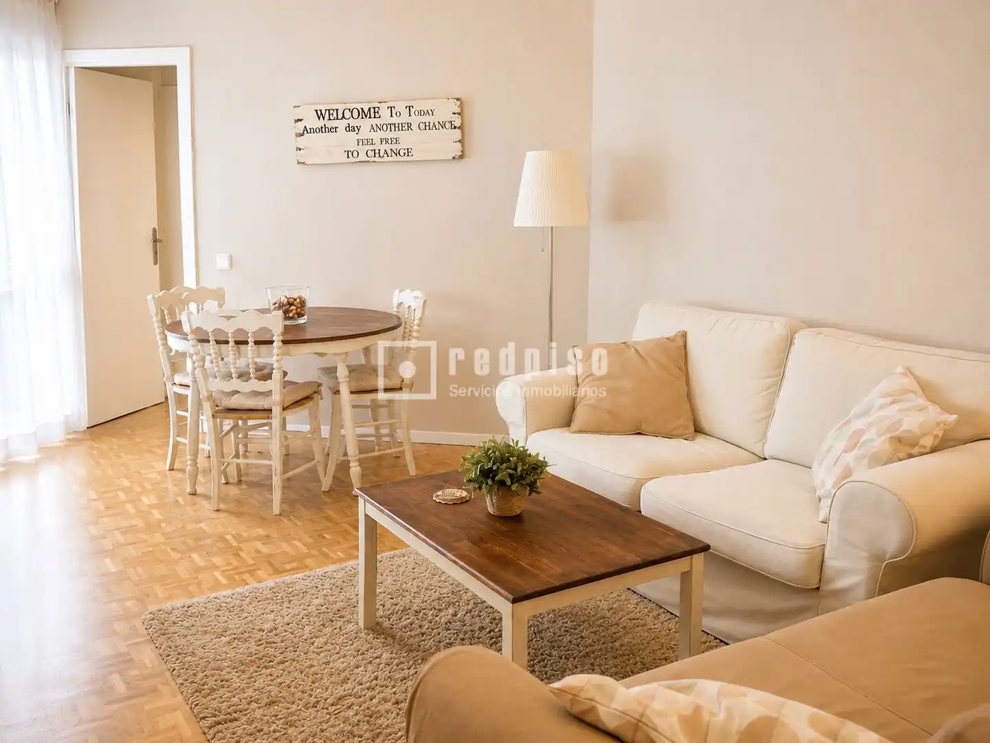 Sala d'estar de Pis de lloguer en Madrid amb Aire condicionat, Calefacció i Parquet