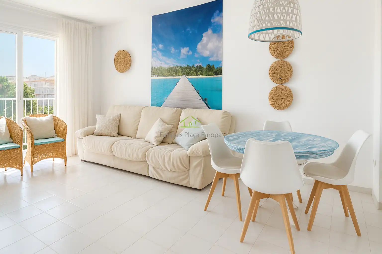 Sala d'estar de Apartament en venda en Sant Feliu de Guíxols amb Aire condicionat, Calefacció i Terrassa