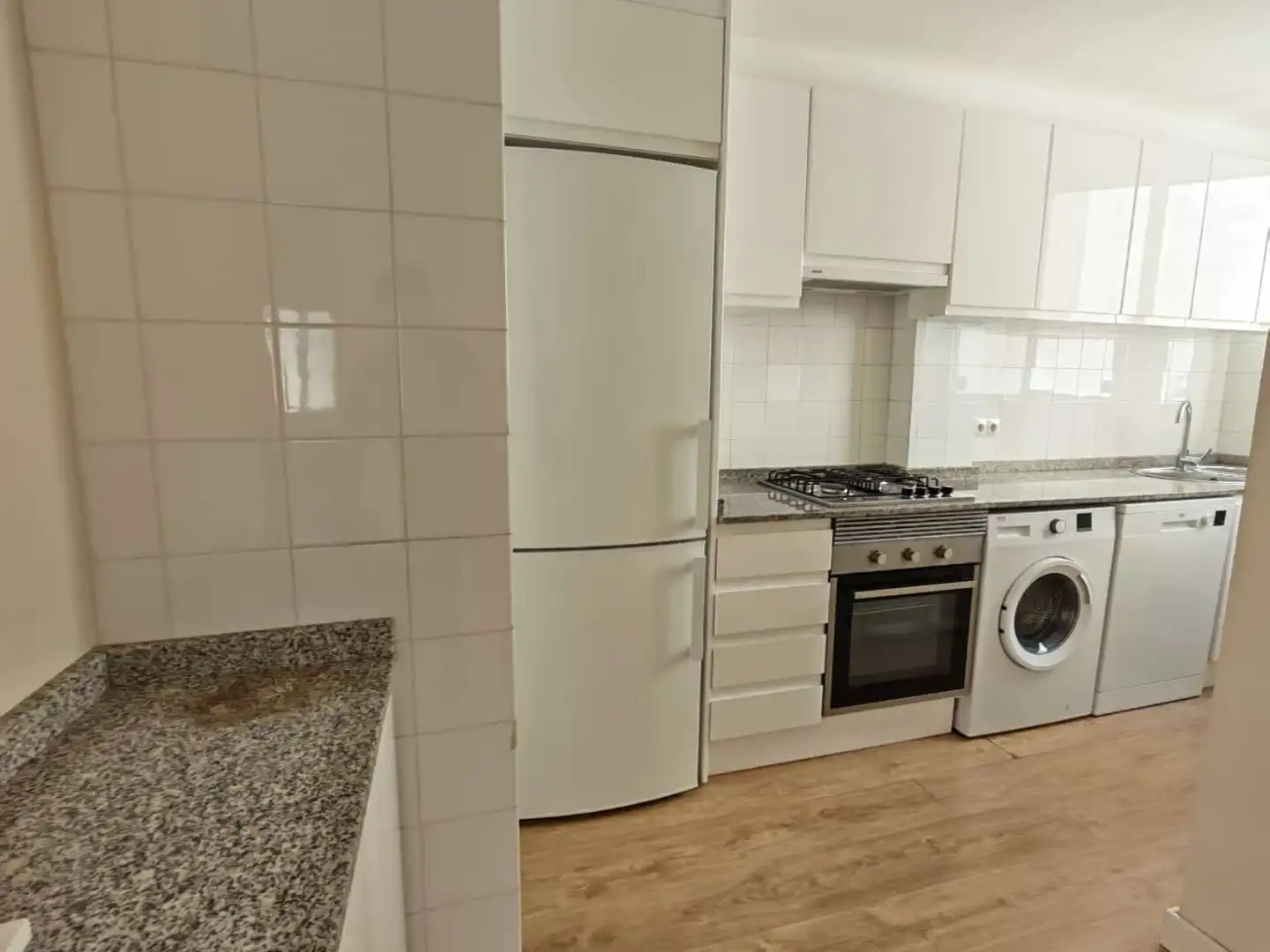 Küche von Wohnung zur Miete in Murcia mit Klimaanlage, Heizung und Waschmaschine